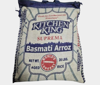 Arroz Kitchen Basmati King Suprema, 20Lb Bag