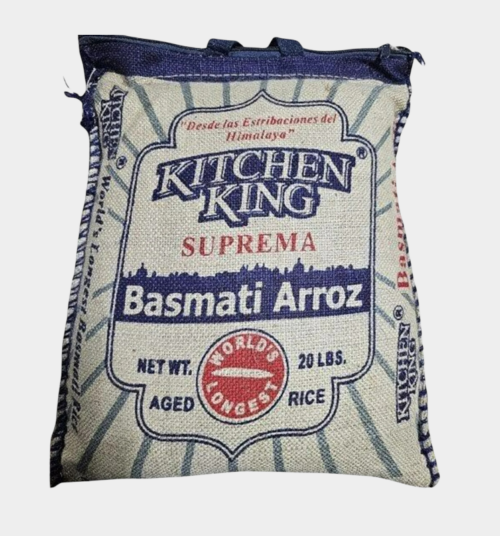 Arroz Kitchen Basmati King Suprema, 20Lb Bag