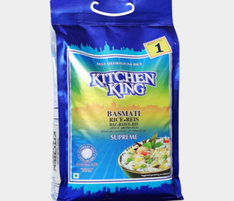 Arroz Basmati Kitchen King Supreme, 10lbs bag