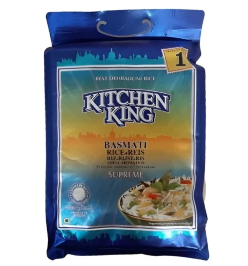 Arroz Basmati Kitchen King Supreme, 10lbs bag