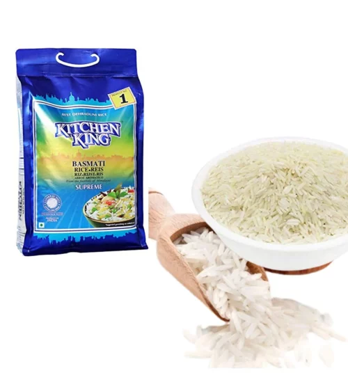 Arroz Basmati Kitchen King Supreme, 10lbs bag